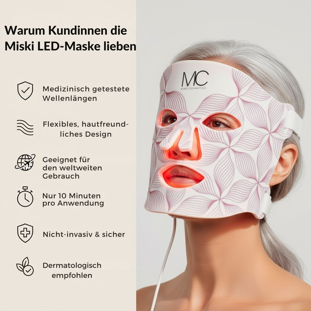 Miski Rotlicht Therapie Gesichtsmaske